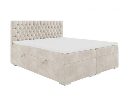 Chesterfield Doppelbett Schlafzimmer Luxus Bett Modern Möbel Boxspringbett